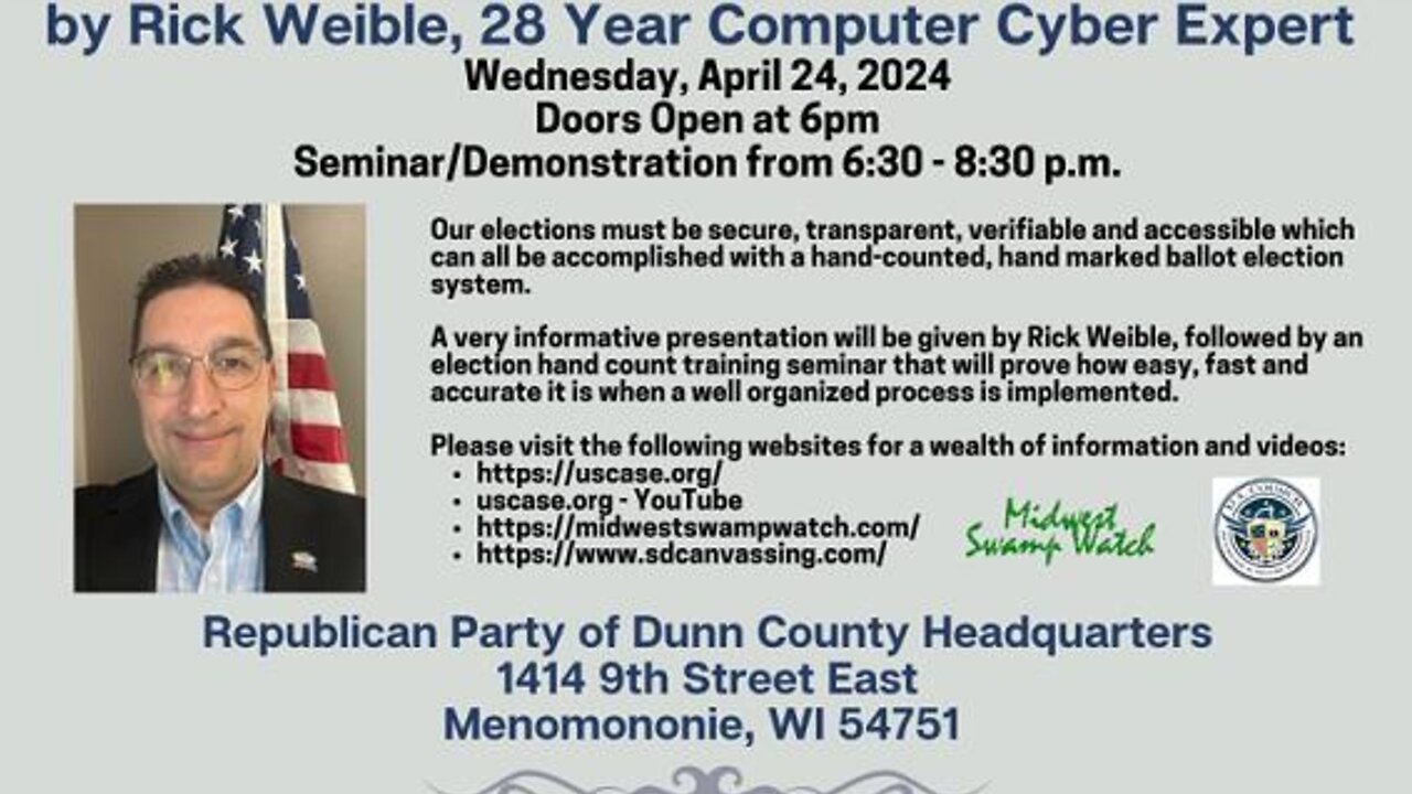 Election Hand Count Seminar and Demonstration