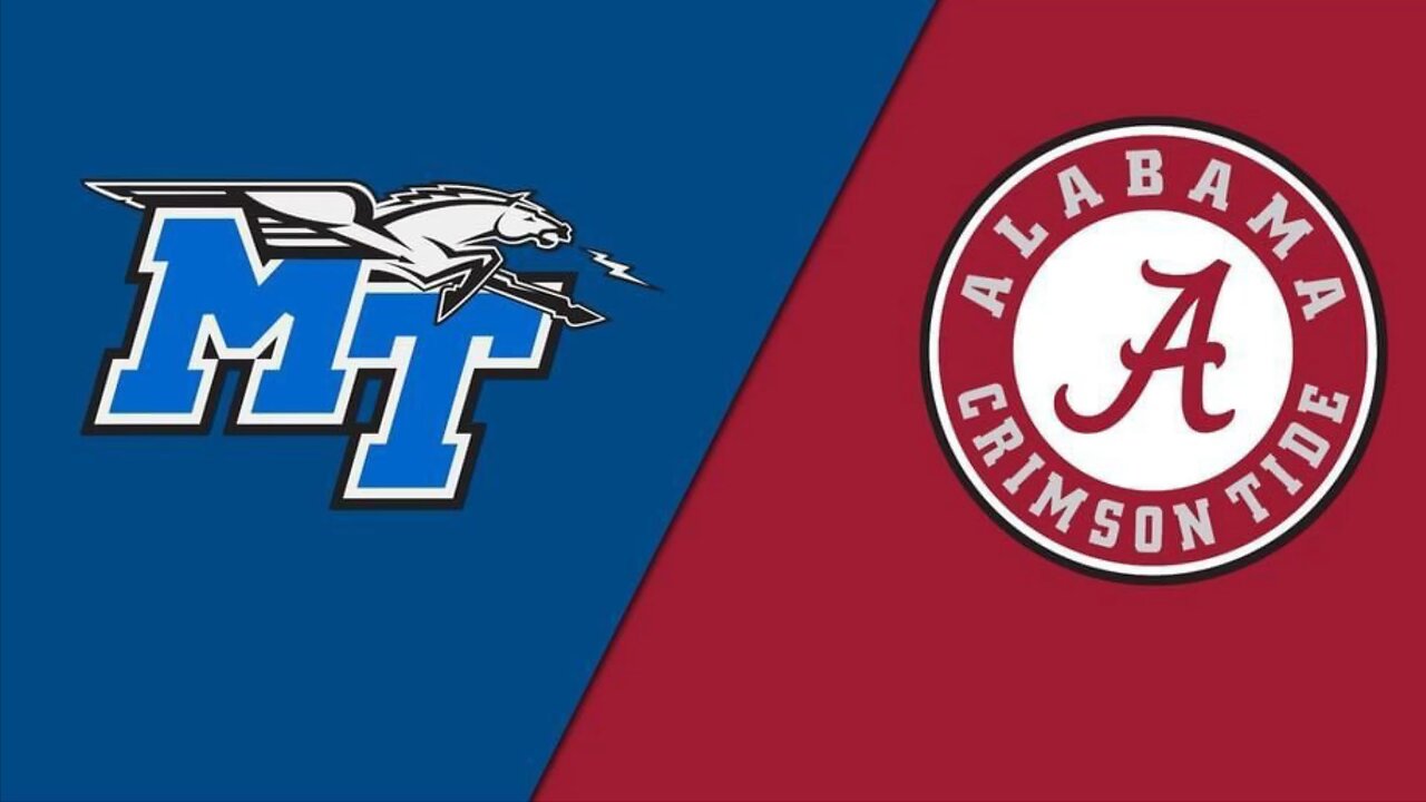 Alabama vs Middle Tennessee State Highlights 🔥