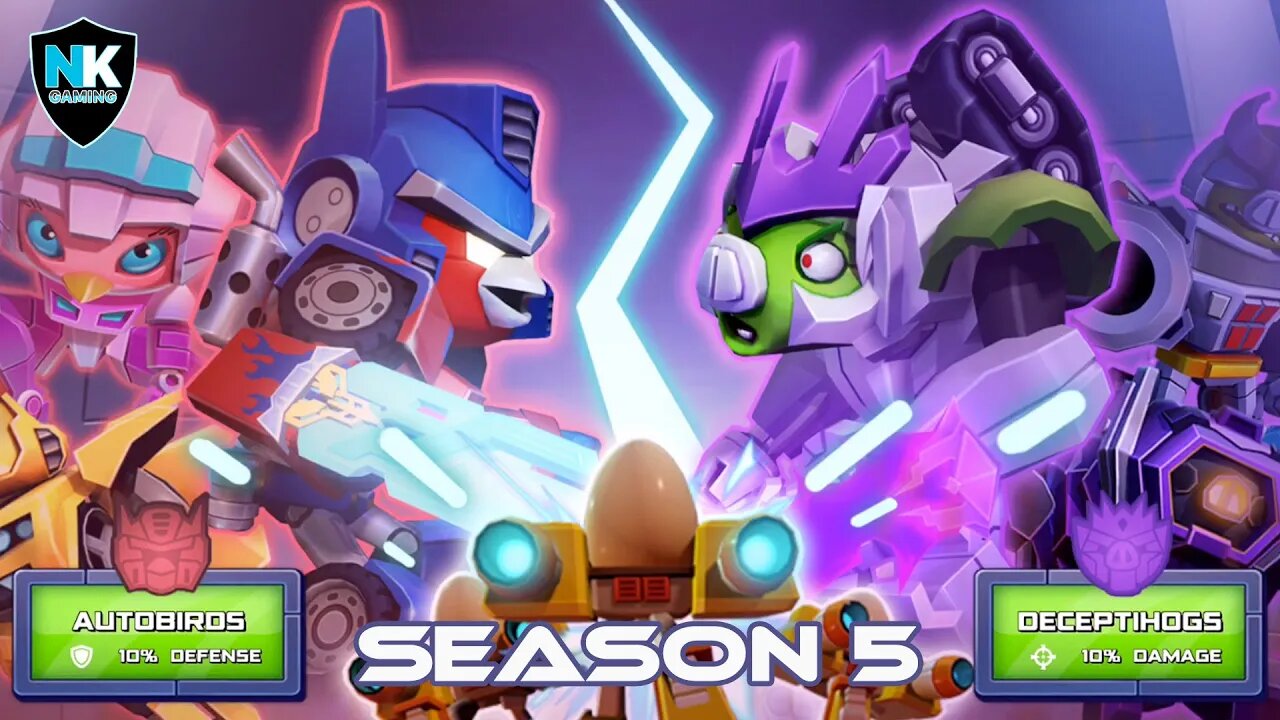 Angry Birds Transformers 2.0 - War Pass Season 5 Preview + Sergeant Chromia & Thundercracker