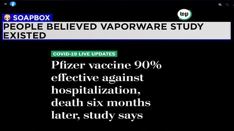 WaPo Posts Facebook Post About Vaporware Study, Yet WaPo Stans Pretends It Did - Soapbox