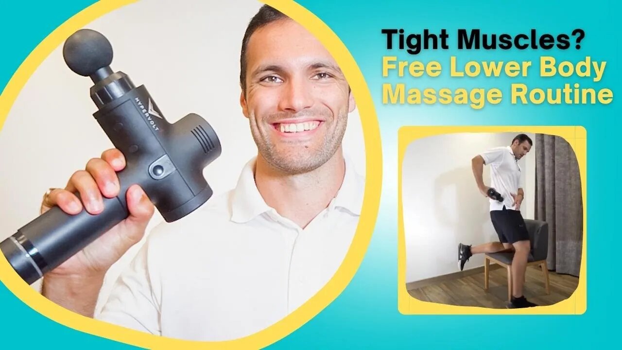 How To Use A Vibration Gun For Tight Muscles - Free Lower Body Demo