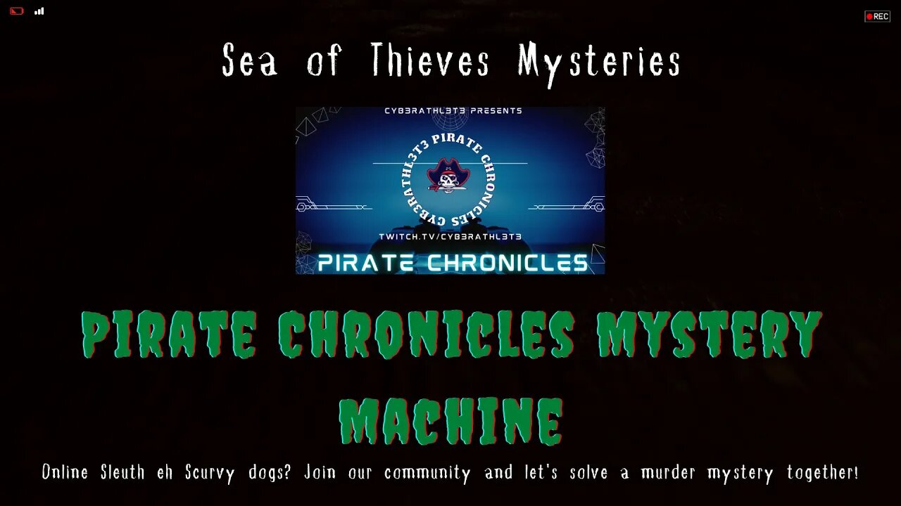 Pirate Chronicles Live Presents: Sea of Thieves Mysteries! Visit http://www.piratechronicles.live