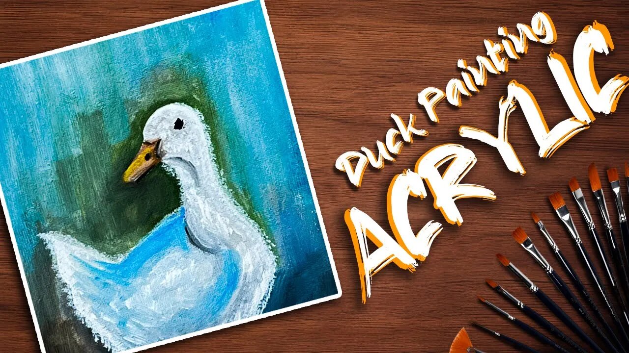 Duck Painting: Easy Acrylic Painting for Beginners