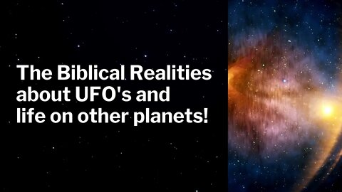 UFOs The Biblical Truth