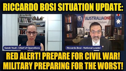 Riccardo Bosi: Situation Update 11/19/24 - Red Alert! Prepare For Civil War! Military Preparing For The Worst!