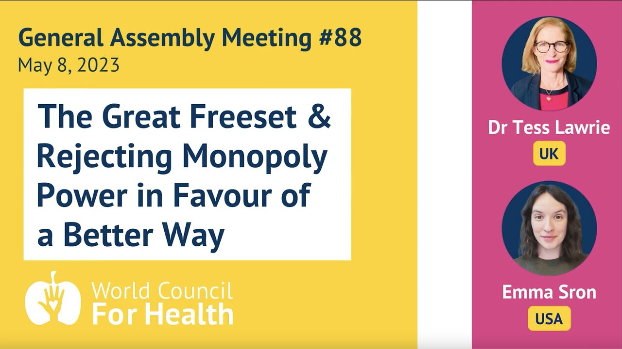Dr. Tess Lawrie and Emma Sron - The Great Freeset & Rejecting Monopoly Power