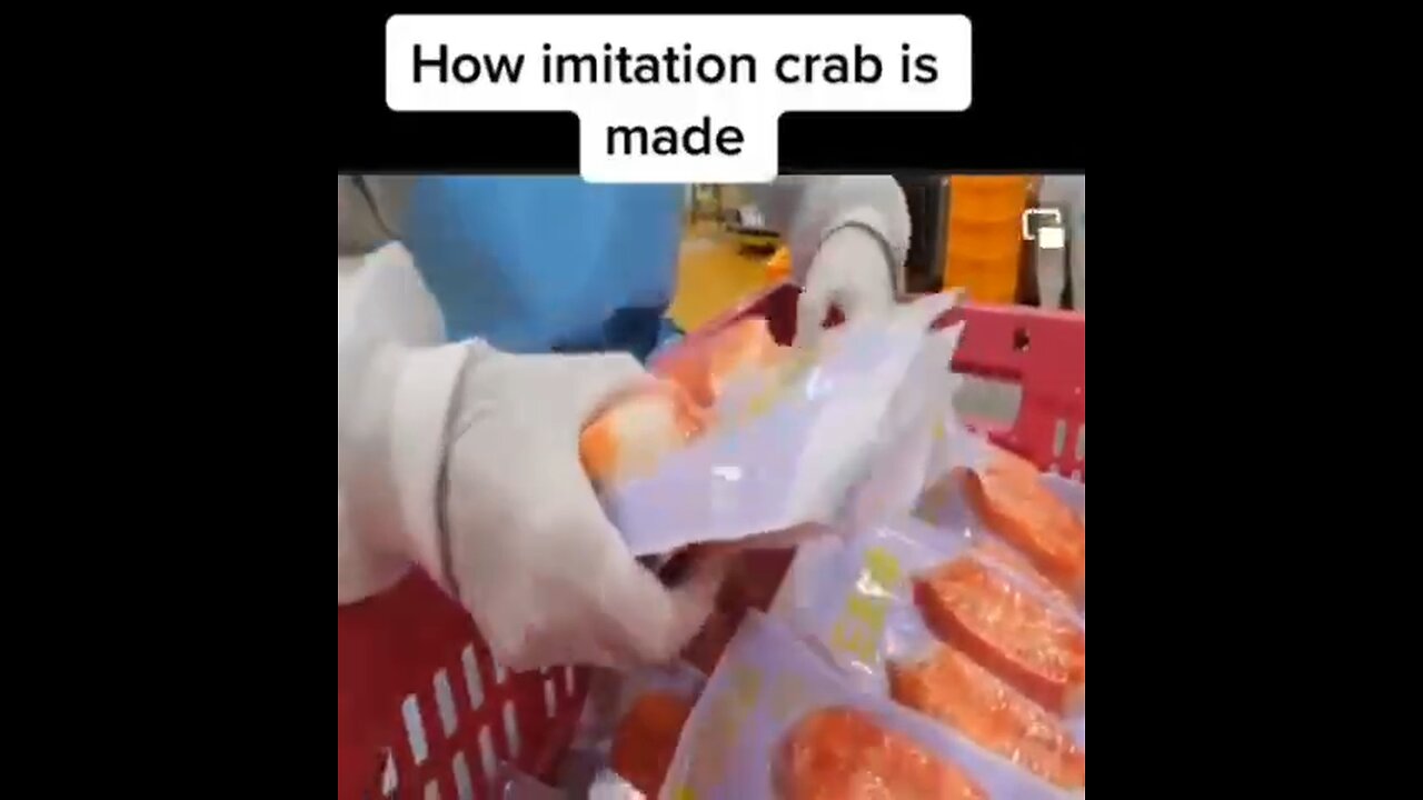 How imitation crabs are made 🦀