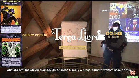 MÉDICO ALEMÃO É PRESO AO VIVO POR SER CONTRA LOCKDOWN E FALAR A VERDADE.