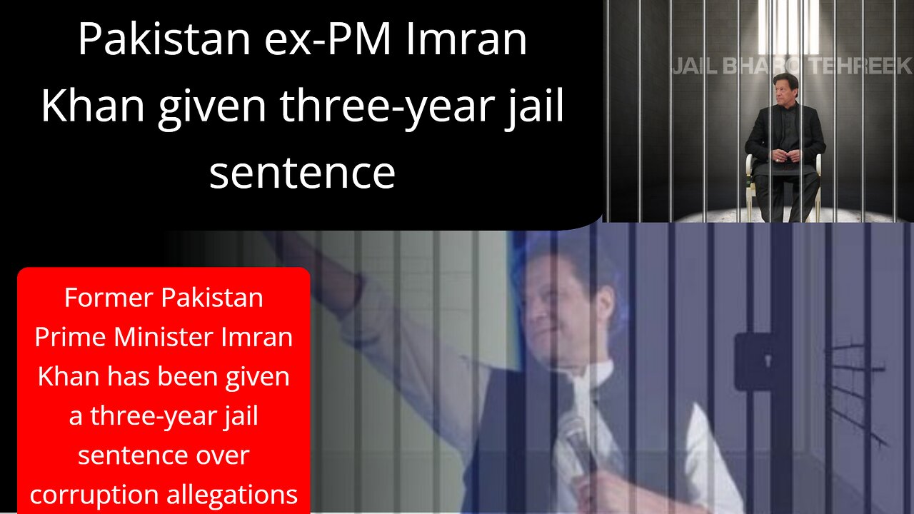 Pakistan ex-PM Imran Khan given three-year jail sentence || Imran khan 3 years jail || Zeekay News