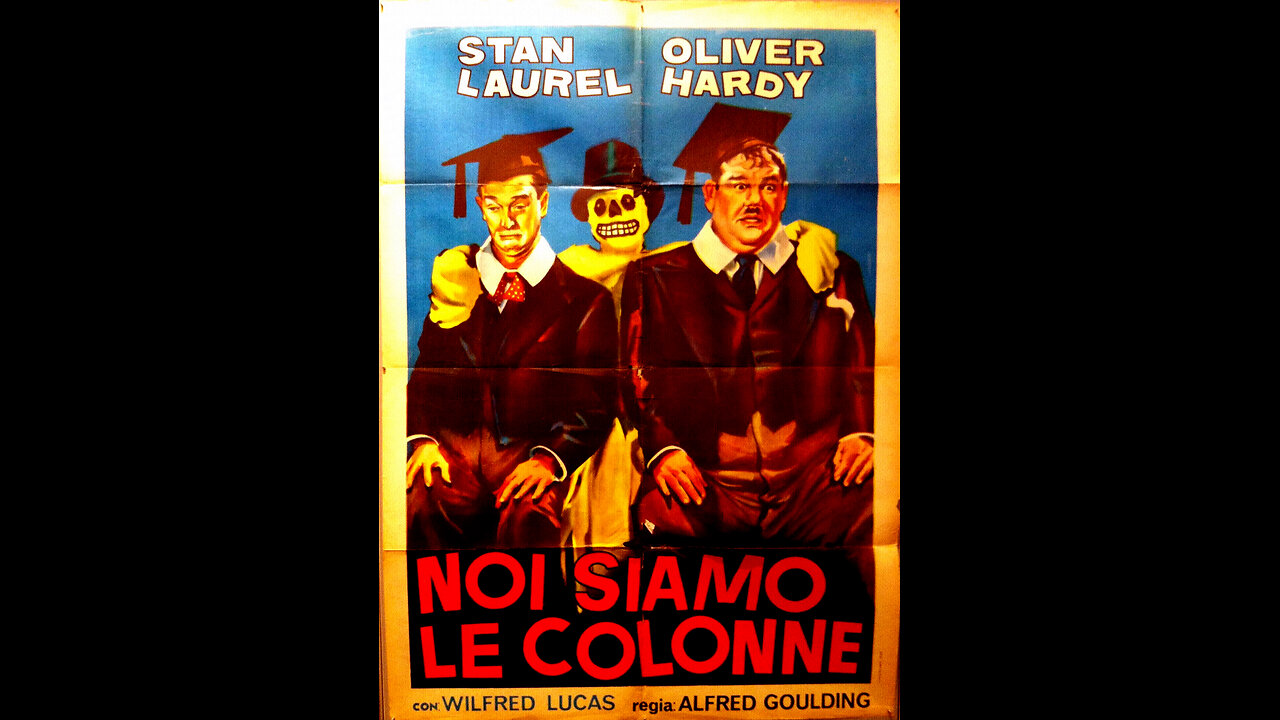 #1940 “NOI SIAMO LE COLONNE” con STAN LAUREL e OLIVER HARDY, Regia di ALFRED GOULDING - #E da adesso non fate MAI PIÙ tacere il bambino che è in ciascuno di voi!! -😇💖🙏