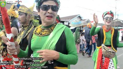 MERIAH BANGET - PART 1 - KARNAVAL 17 AGUSTUS 2022 HUT RI KE 77 DI KOTA PAGAR ALAM -