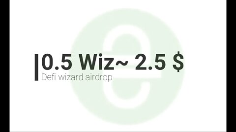 Finalizado - Airdrop - Defi Wizard - $2.5 por cabeça