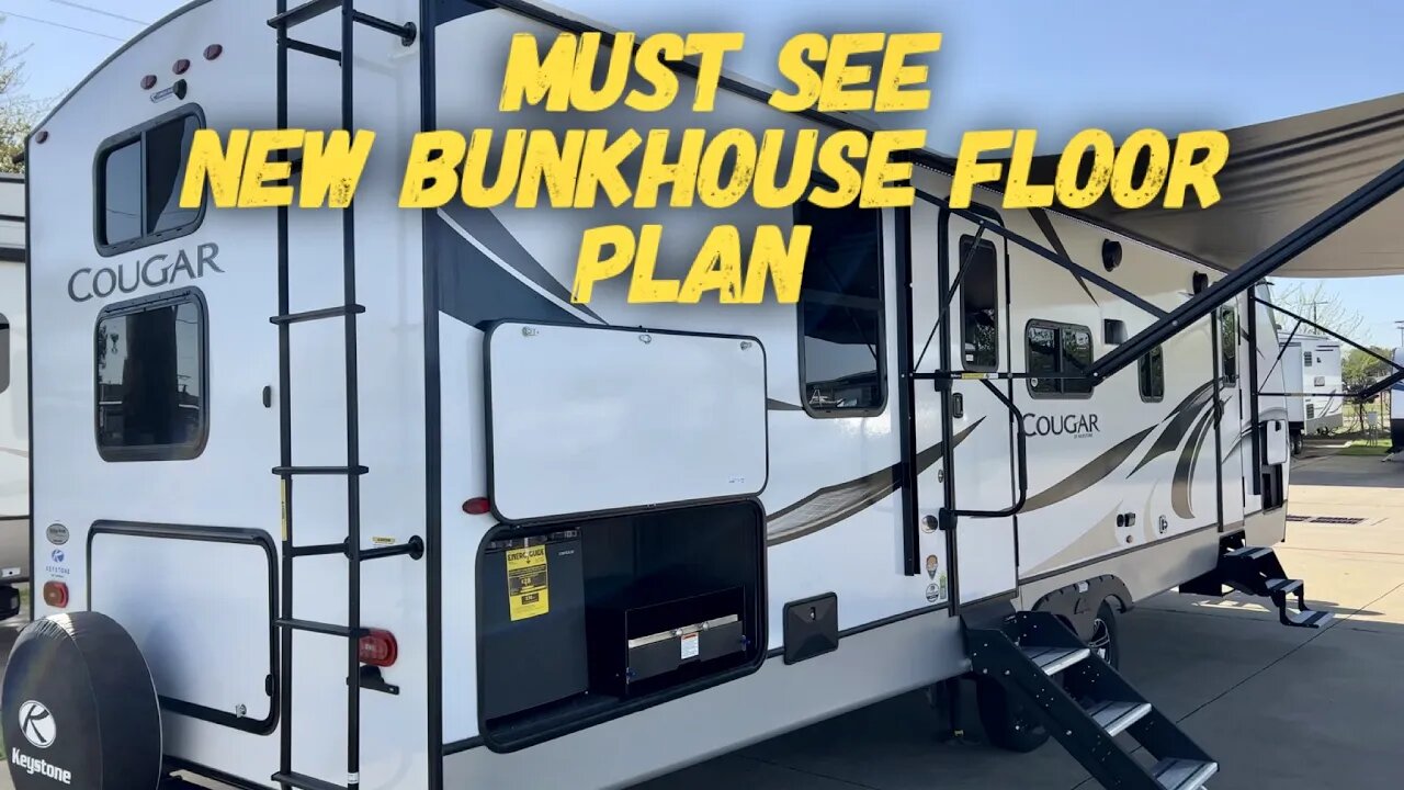 QUICK TOUR of Cougar's New Bunkhouse Floor Plan that was MUCH NEEDED! 2022 Keystone Cougar 30BHS