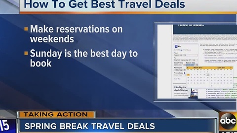 Spring Break travel deals