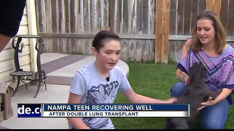 Nampa teen speaks out after lung transplant