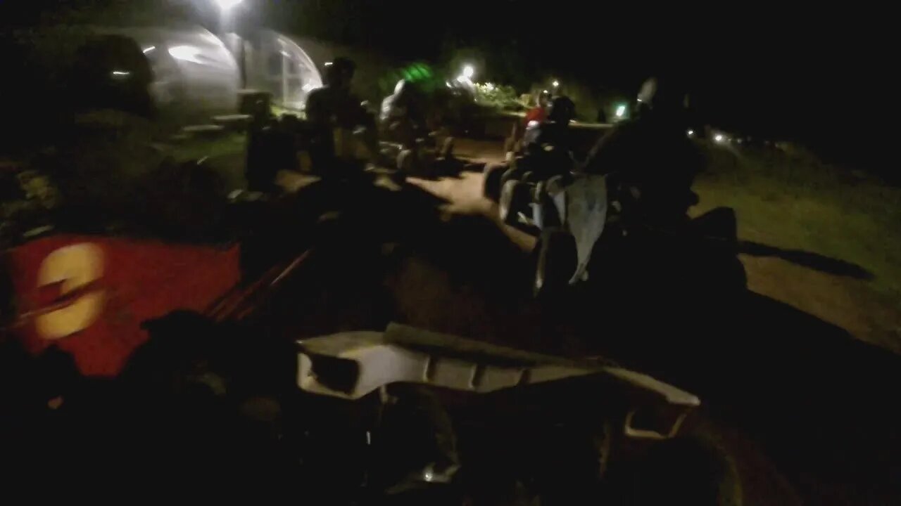 2020/07/26 - Helmet-Cam from Galletta's Greenhouse Backyard Kartway 45-Laps (Battery Died on Lap 34)