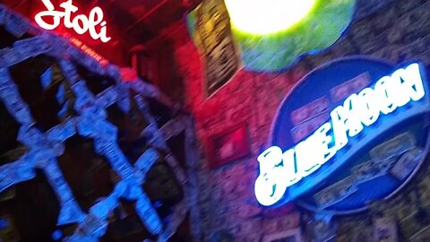 The bar & grill that is covered with cash from top to bottom!