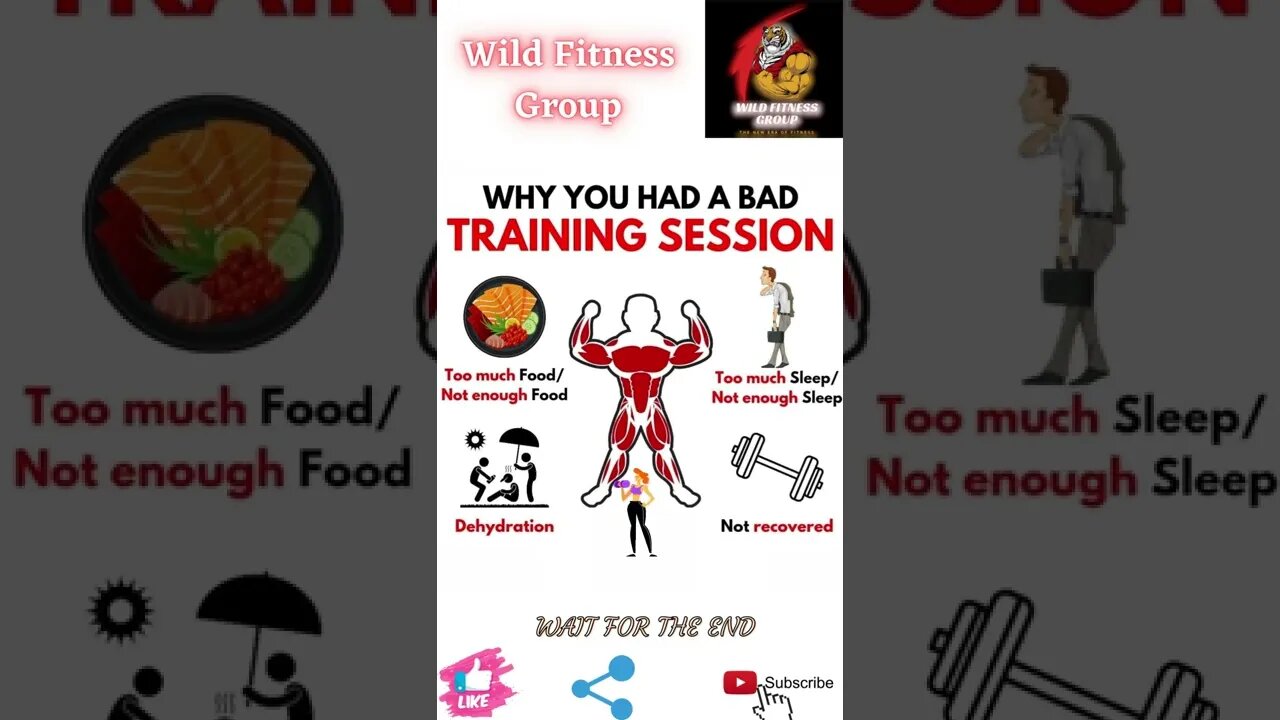 🔥Why you had a bad training session🔥#shorts🔥#wildfitnessgroup🔥23 June 2022🔥