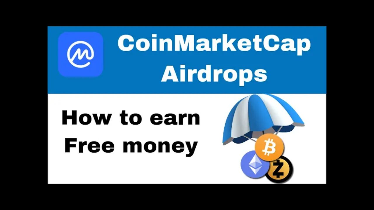 Crypto Airdrops - How to Earn Free Money | How to join CoinMarketCap Crypto Airdrops | CryptoSchool