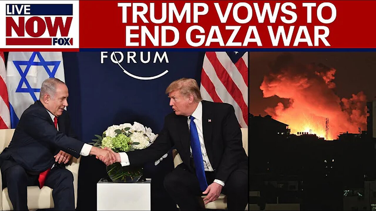 Trump vows end to Gaza war, US will continue to support Israel