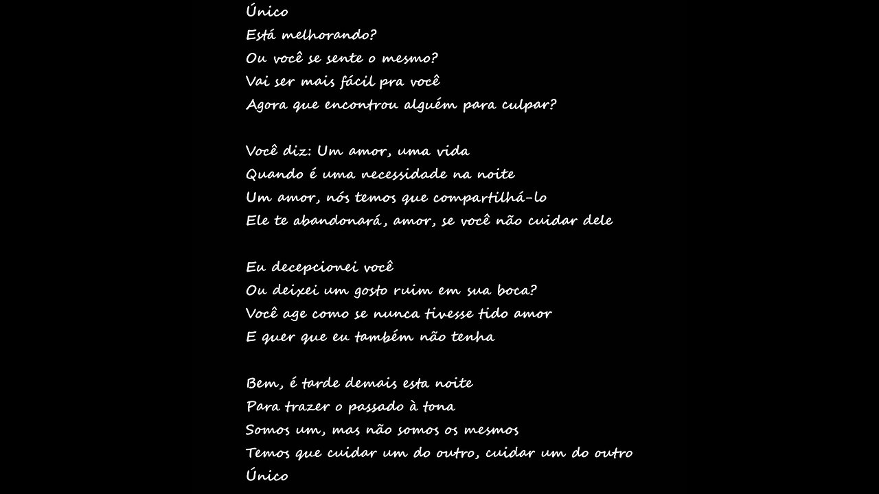 Só Deus e o ONE salva este Brasil! U2 - One (Instrumental)