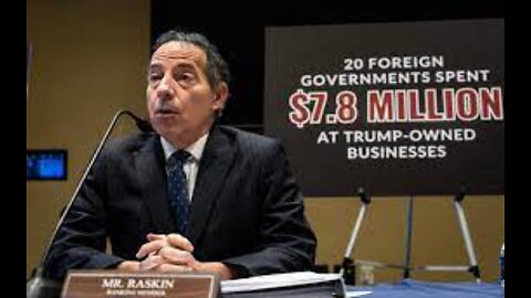 Democratic Maryland Representative Jamie Raskin Releases Trump Corruption Report