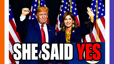 Kristi Noem Would Accept A VP Pick by Trump