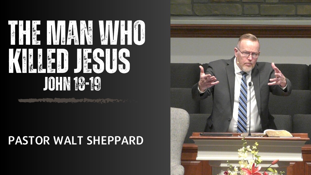 The Man Who Killed Jesus To Keep His Job--Sun AM--Mar 17, 2024