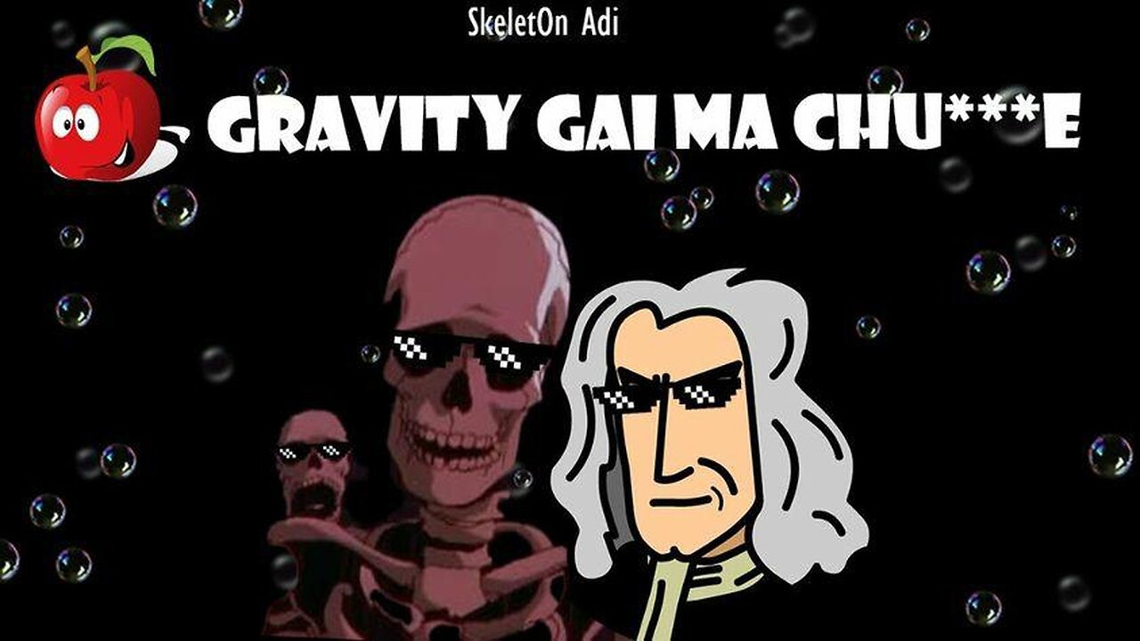 SkeletOn Roasting 😷 || Newton's gravity || #shorts #trending #viral #skeleton roasting