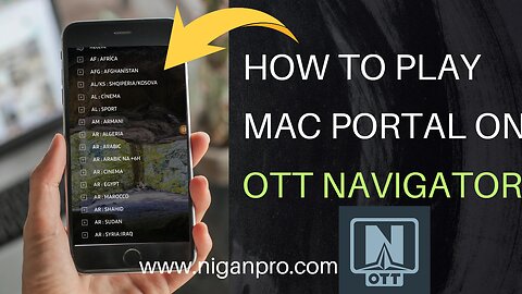 How to play MAC Portal on Ott Navigator | Tutorial