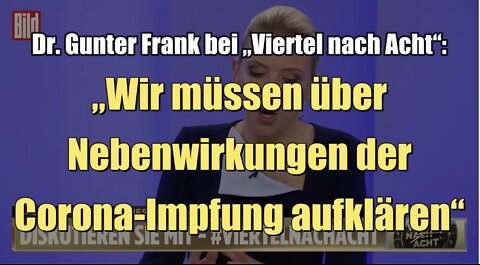 Dr. Gunter Frank: „Wir müssen über Nebenwirkungen der Corona-Impfung aufklären“ (11.05.2022)