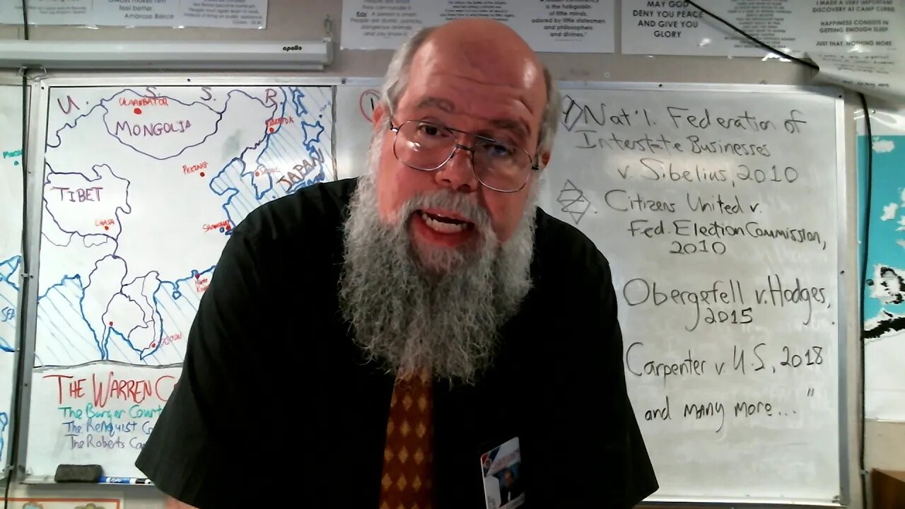 19-20 RKG CIVICS 8 07-070: The Warren Court, A. D. 1953 - 1969