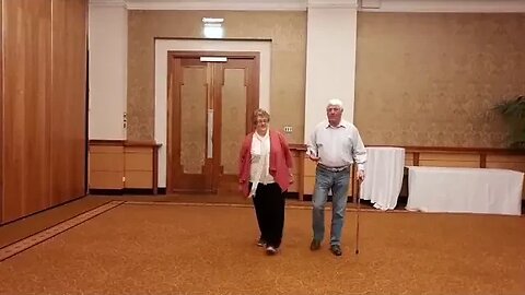 Ann has walked for the 1st time in 5 years without her stick.