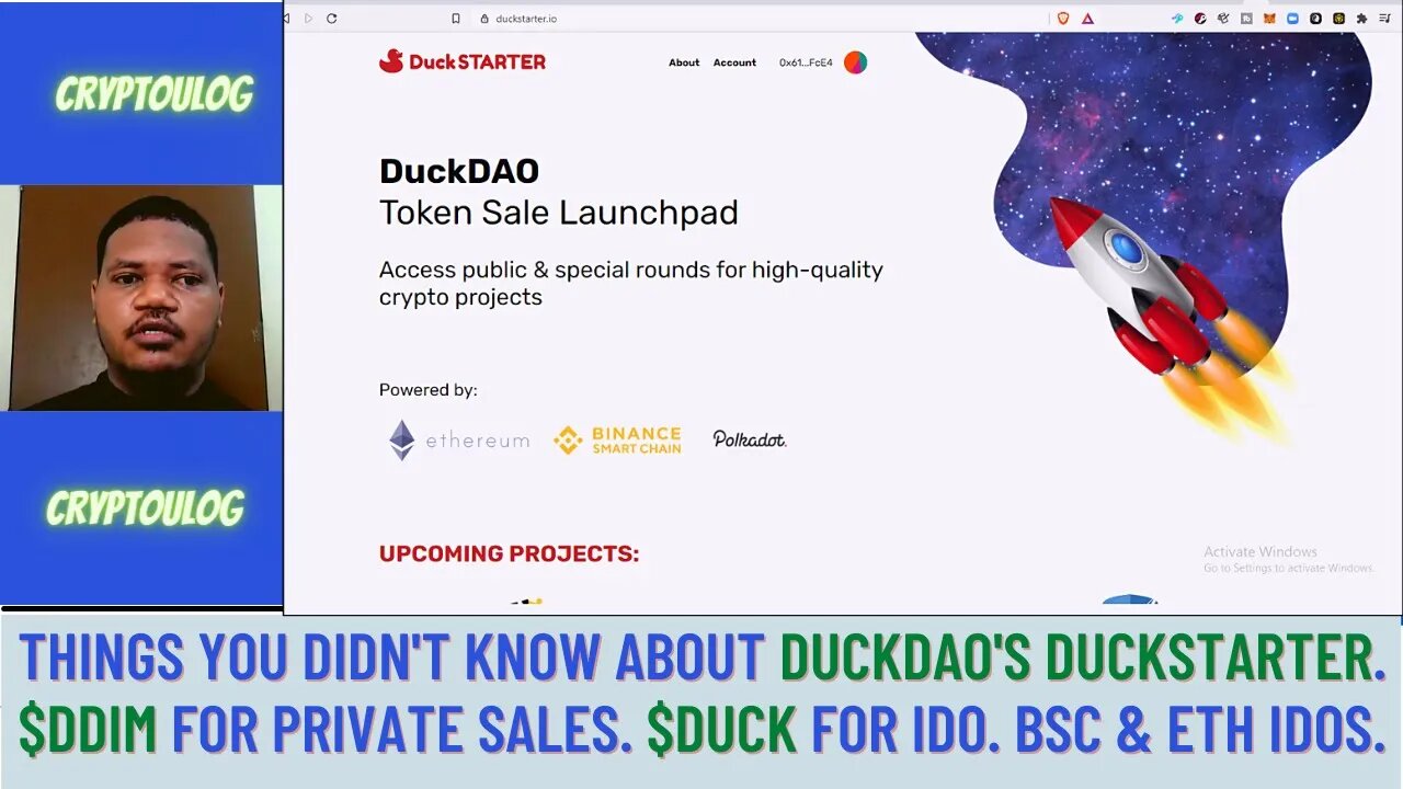 Things You Didn't Know About Duckstarter. $DDIM For Private Sales. $Duck For IDO. BSC & ETH IDOs