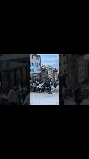 The boys dropping heat in Pas de la Casa