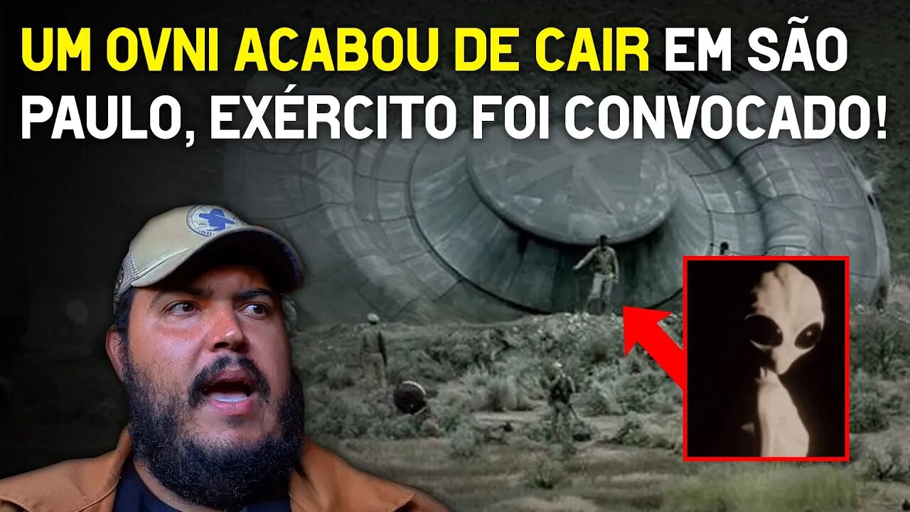 Disco voador cai em Caieiras (São Paulo)? Nave alienígenas revela um grande segredo...