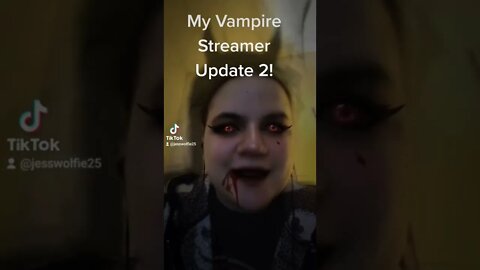 Progress on My Vampire Streamer!