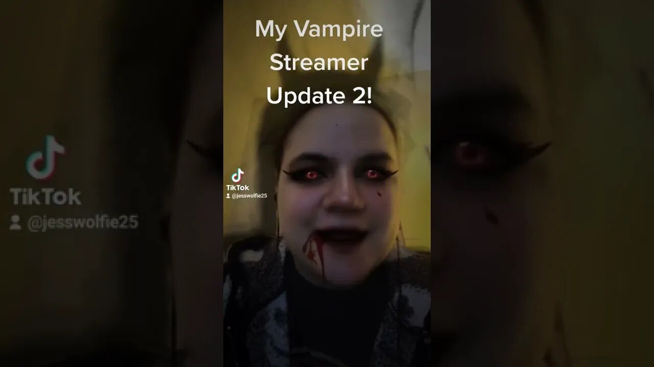 Progress on My Vampire Streamer!