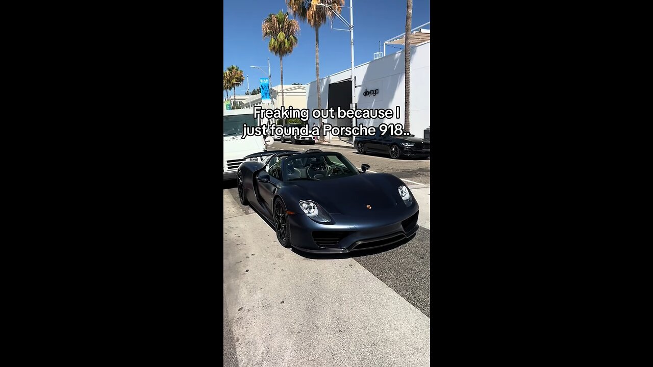 Freaking out because I just found Porsche 918