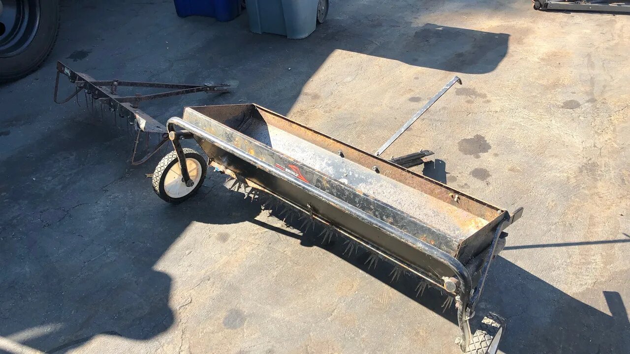 Need Your Help FREE BRINLY LAWN SPREADER Repair/Resto