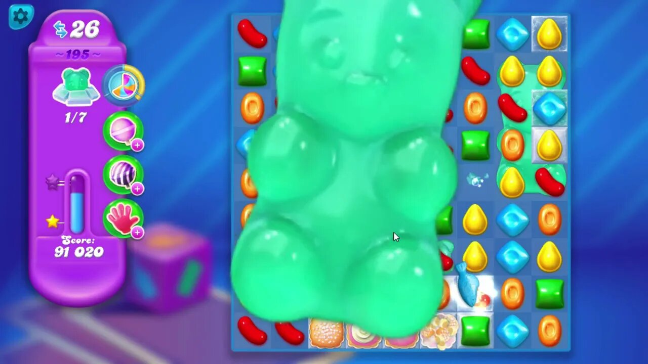 Candy Crush Soda Saga Level 195