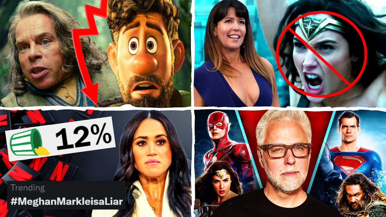 Meghan Markle Netflix Series DESTROYED, James Gunn DC Reboot, Wonder Woman CANCELLED, Disney Disaster