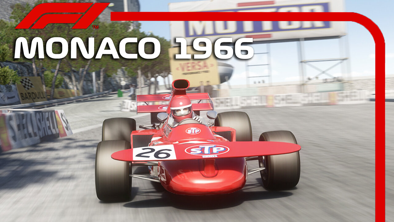 Niki Lauda Onboard Lap - March Racing 711 | Monaco GP 1966 | Assetto Corsa RESHADE