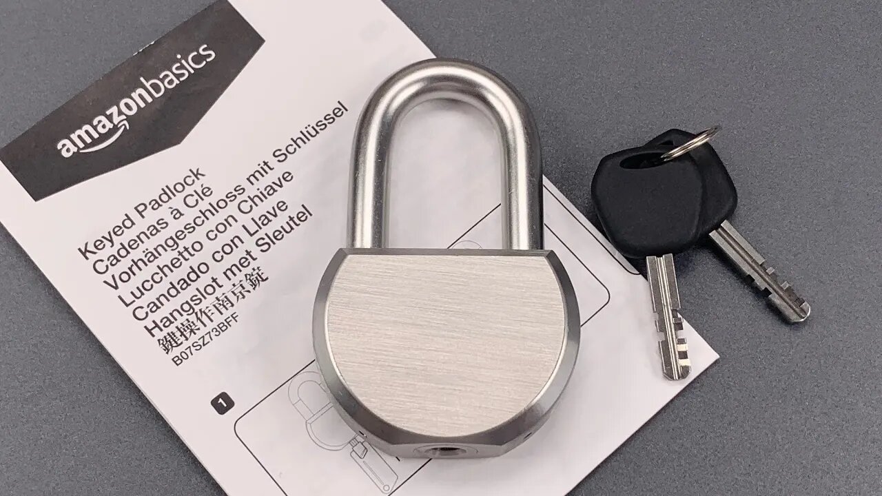 [1116] Better Than Expected: AmazonBasics "Keyed Padlock”