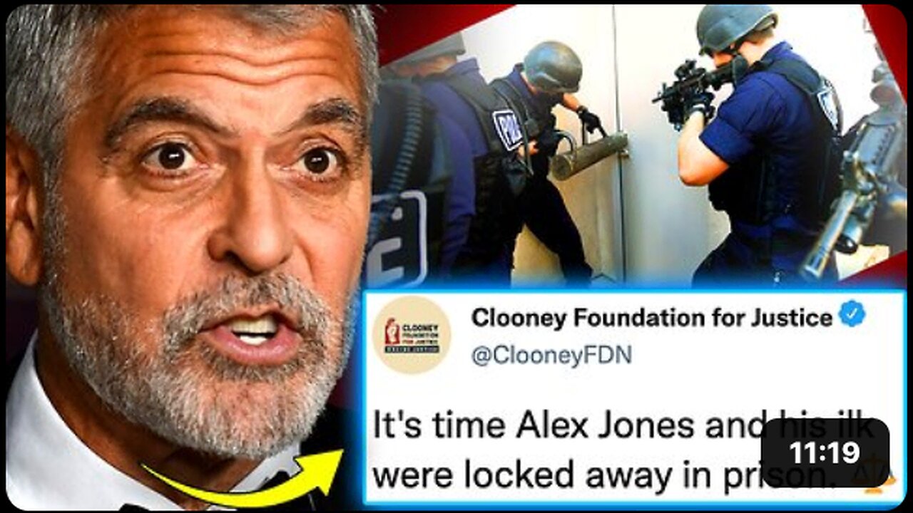 George Clooney Working With Police To Shut Down Alternative Media