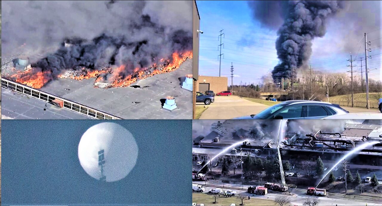 METAL PLANT IN OHIO GOES UP IN FLAMES*CALL FOR DIVORCE OF RED & BLUE STATES BY HOUSE REP MTG*