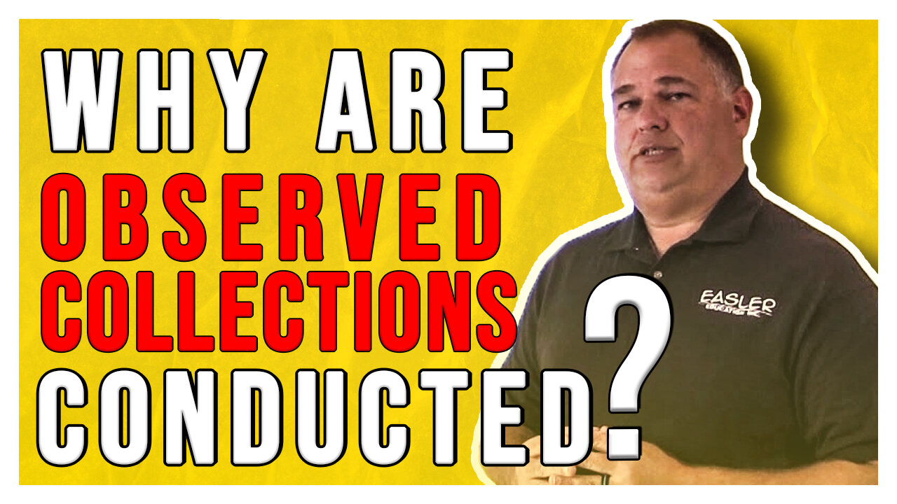 Why are observed collections conducted?