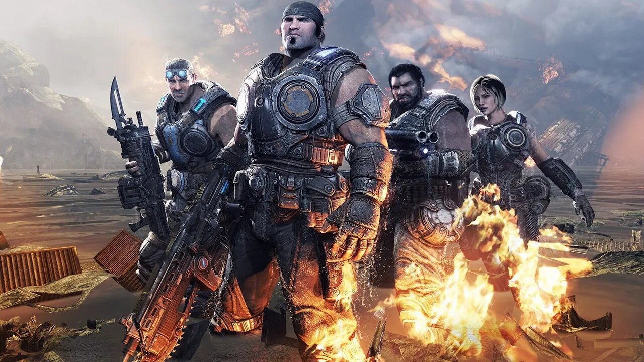 🔴 LIVE - GEARS OF WAR 1 e 2 FULL GAME - LIVE GRAVADA