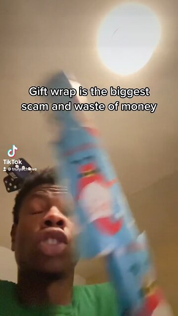 Gift wrap is the BIGGEST scam and waste of money 😂💯 #shorts #shortsfeed #shortsvideo #fyp #explore