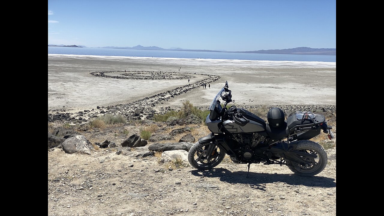 Drone Flyover of Spiral Jetty | Utah Land Art at the Great Salt Lake